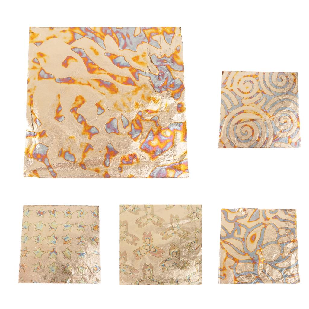 Art Craft With Leaves - Imitation Gold Leaf Craft Sheets Copper
