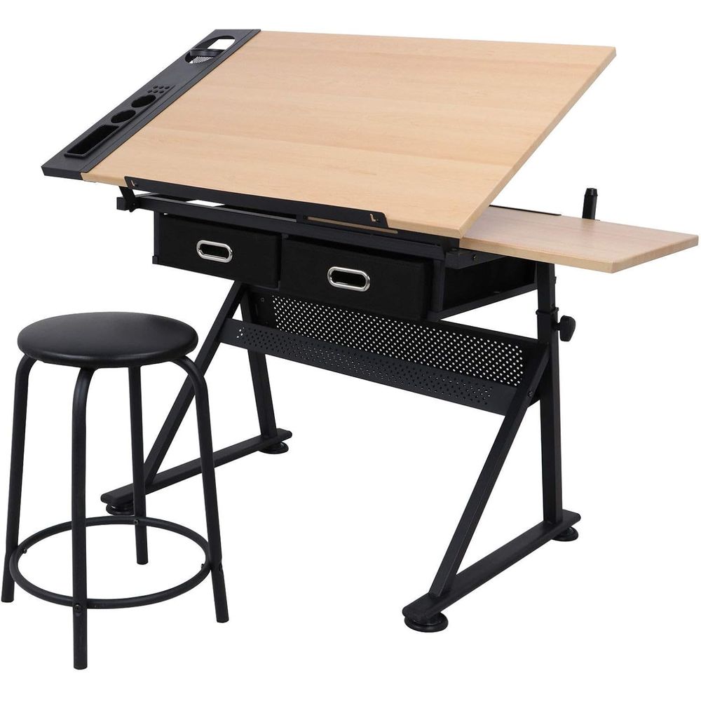 Art & Craft Teacher Vacancy - Ergonomic Adjustable Height Desk with Stool,