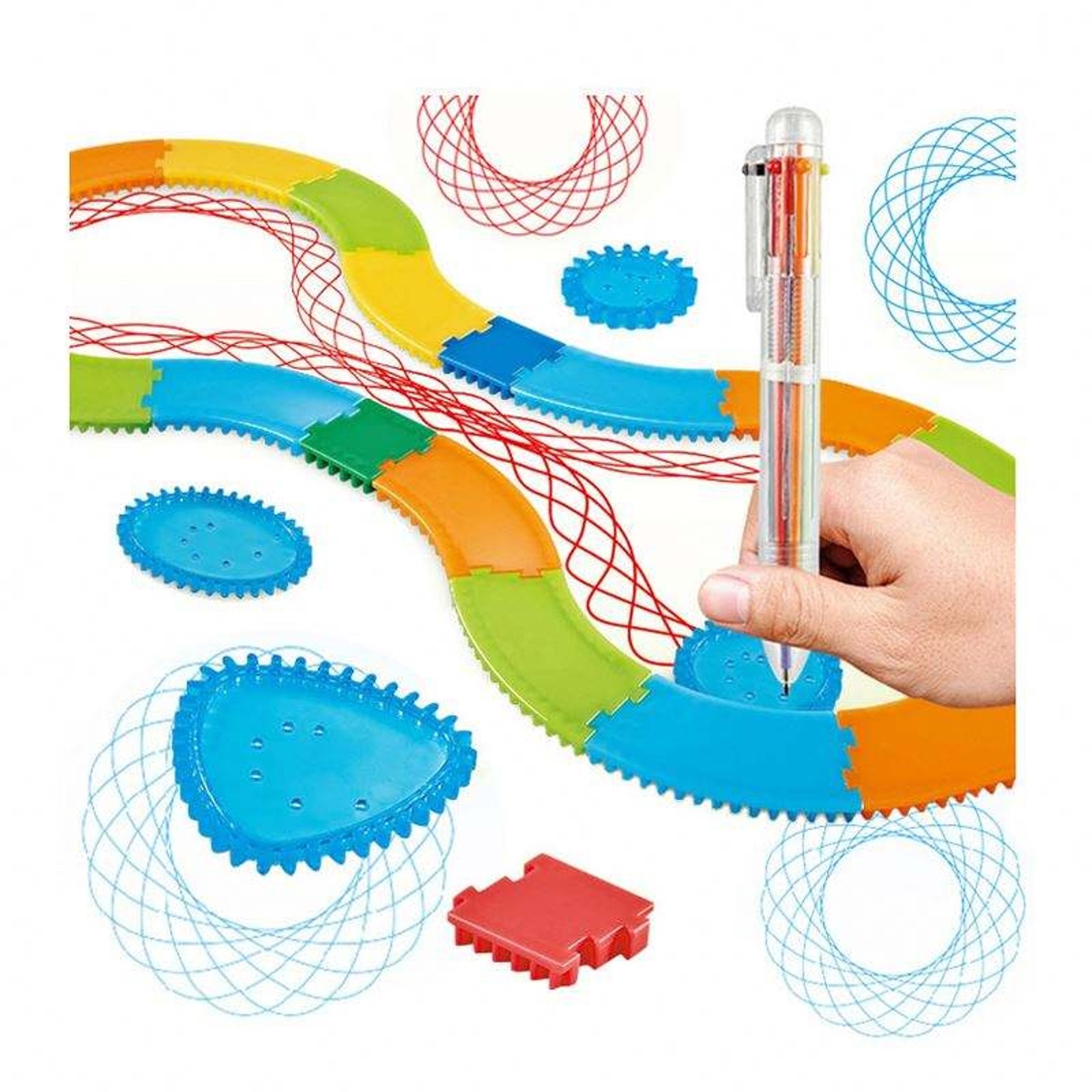 Art Craft Kids - Student Geometry Drawing Stencils Set Painting
