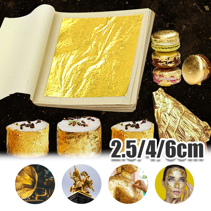 Art Craft With Leaves - Real 24K Gold Leaf Sheets in