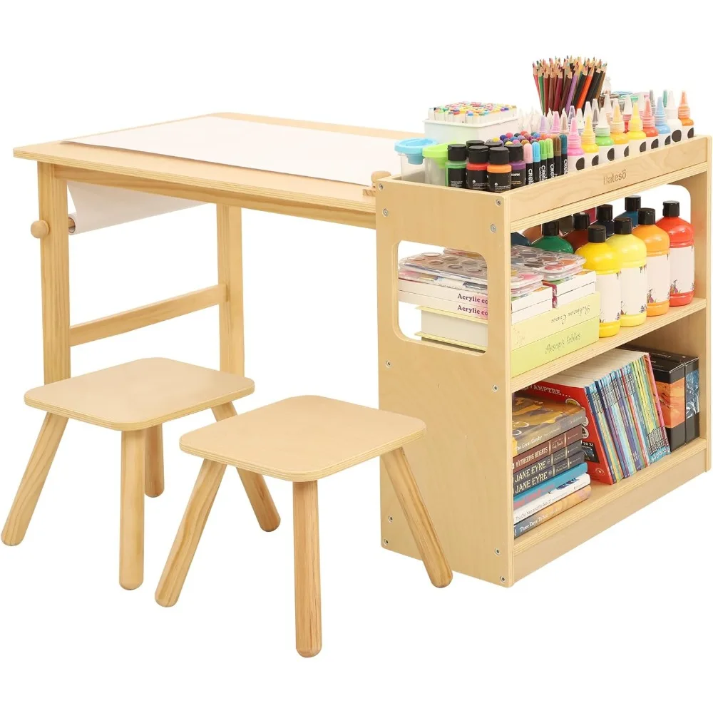 Art Craft Toddlers - Kids Art Table and 2 Chairs