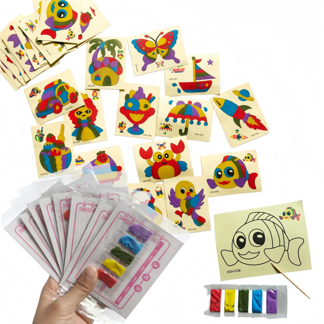 Art Craft Birthday Party - DIY Sand Art Kit Set -