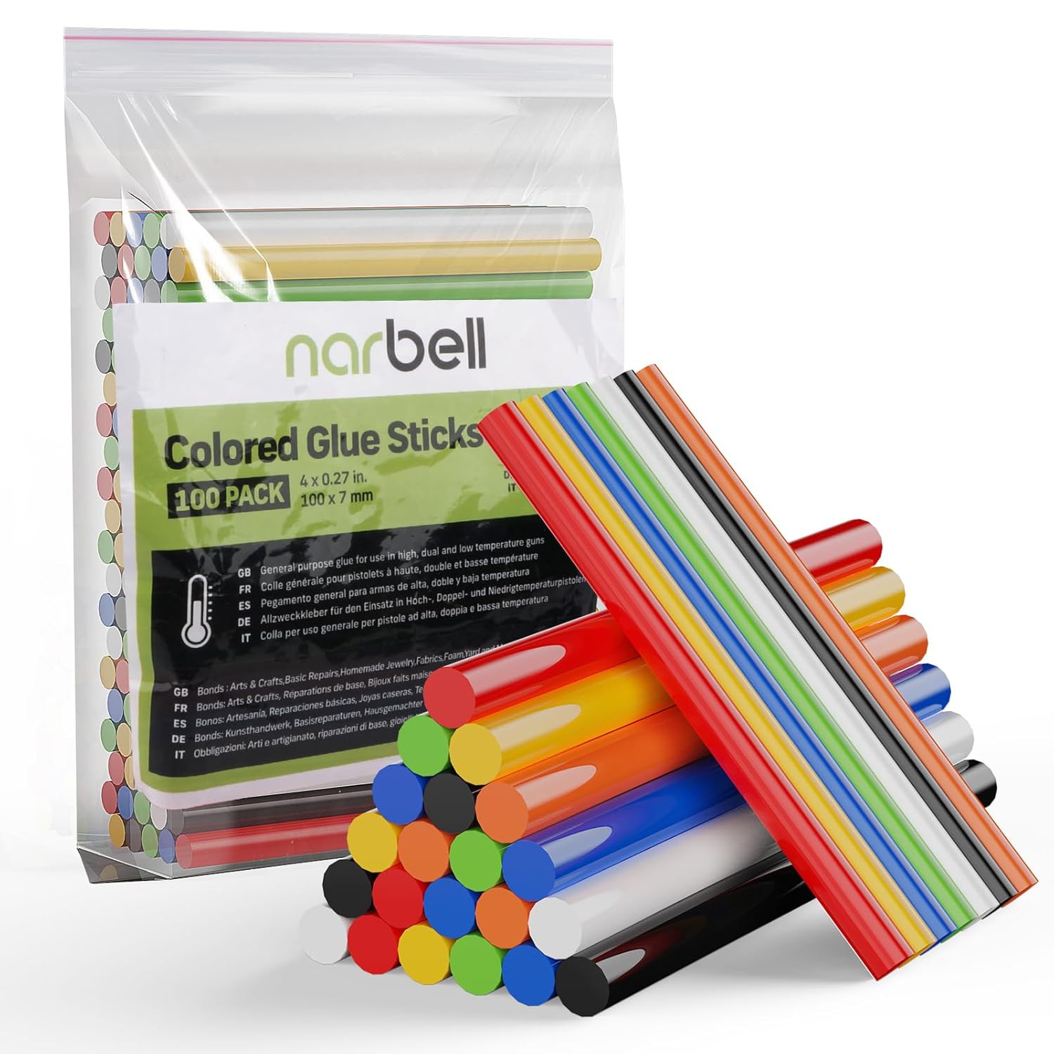 School Of Art X Craft - Mini Hot Glue Sticks 100 Pcs,