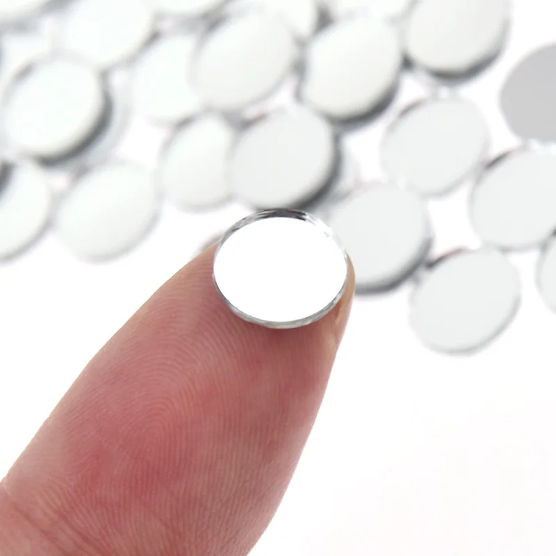 Art Craft Mirror - 100pcs/lot Round Mini Mosaic Tiles Mirror