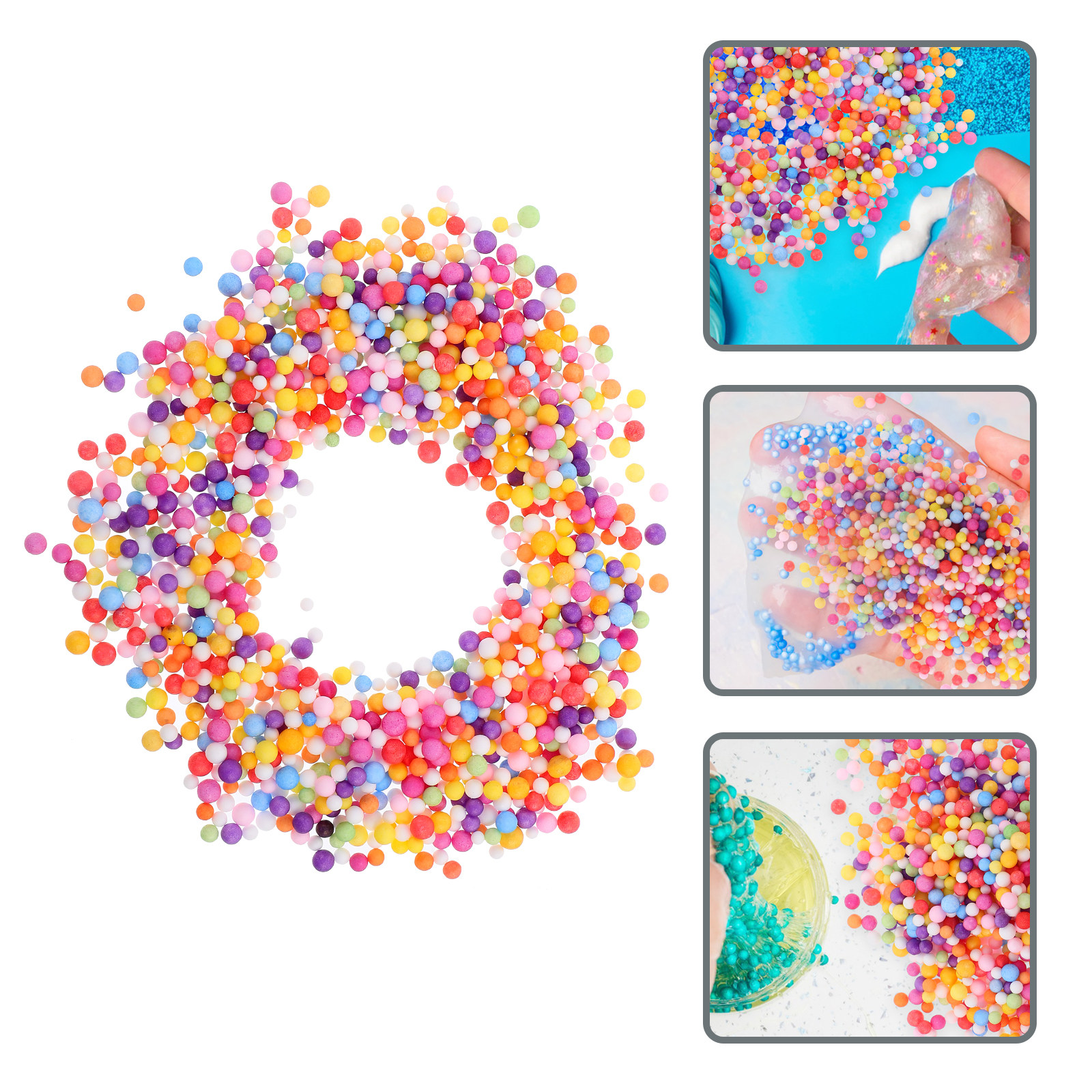 Art Craft Kids - 3G Pack Bright Foam Pellets for