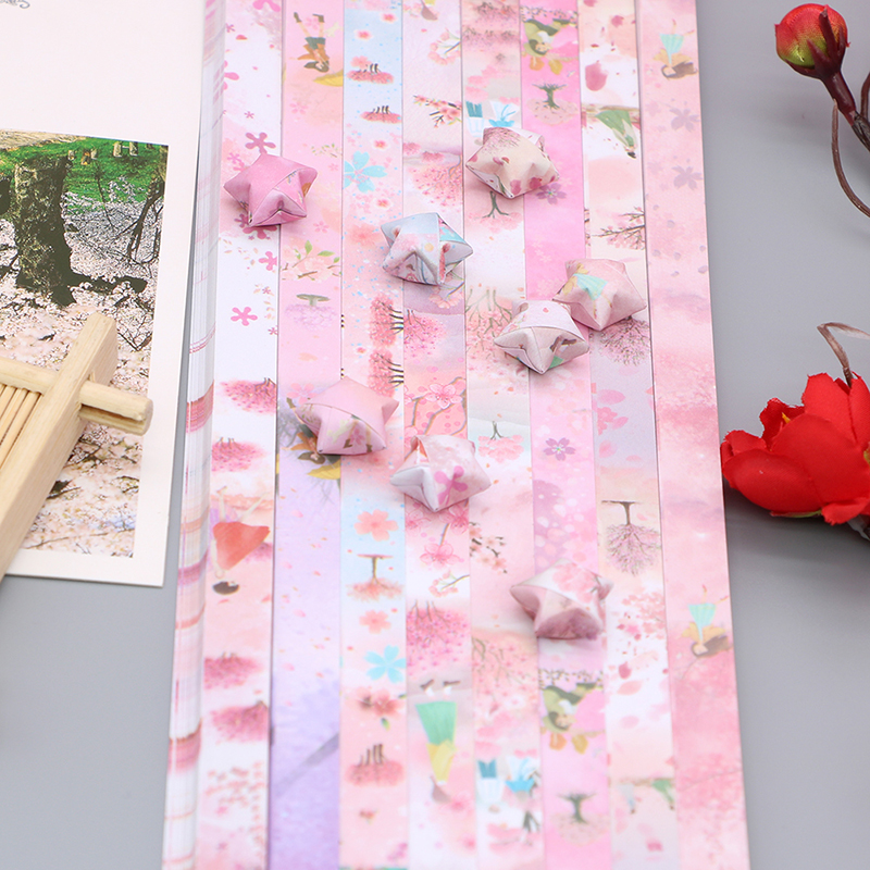 Art Craft Birthday Party - 540 Sheets Sakura Origami Stars Paper