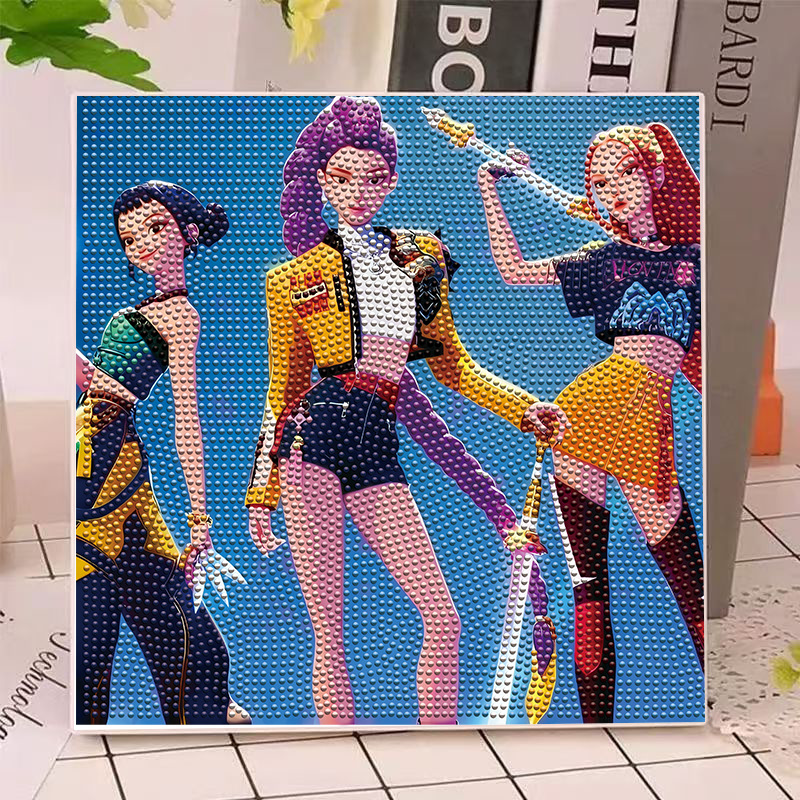 Art Craft Diy - Anime Gilrs Lumi Mila Zoi K-pop