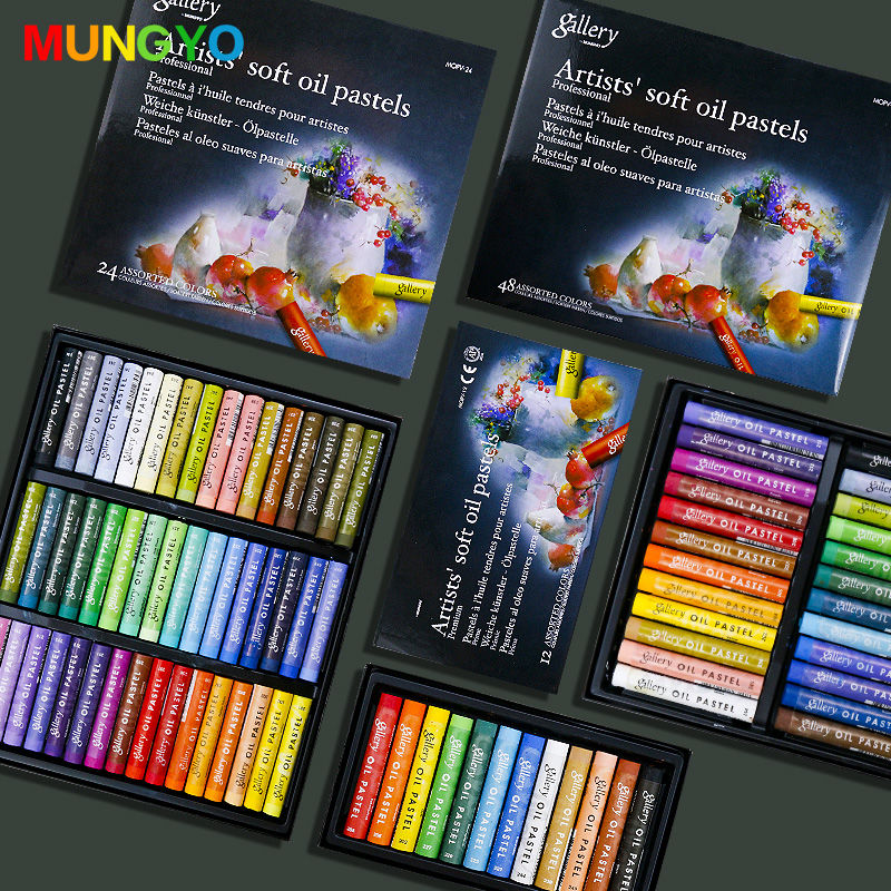 Chalk Pastel Set - Mungyo 12/24/48 Colors Professional Soft Oil
