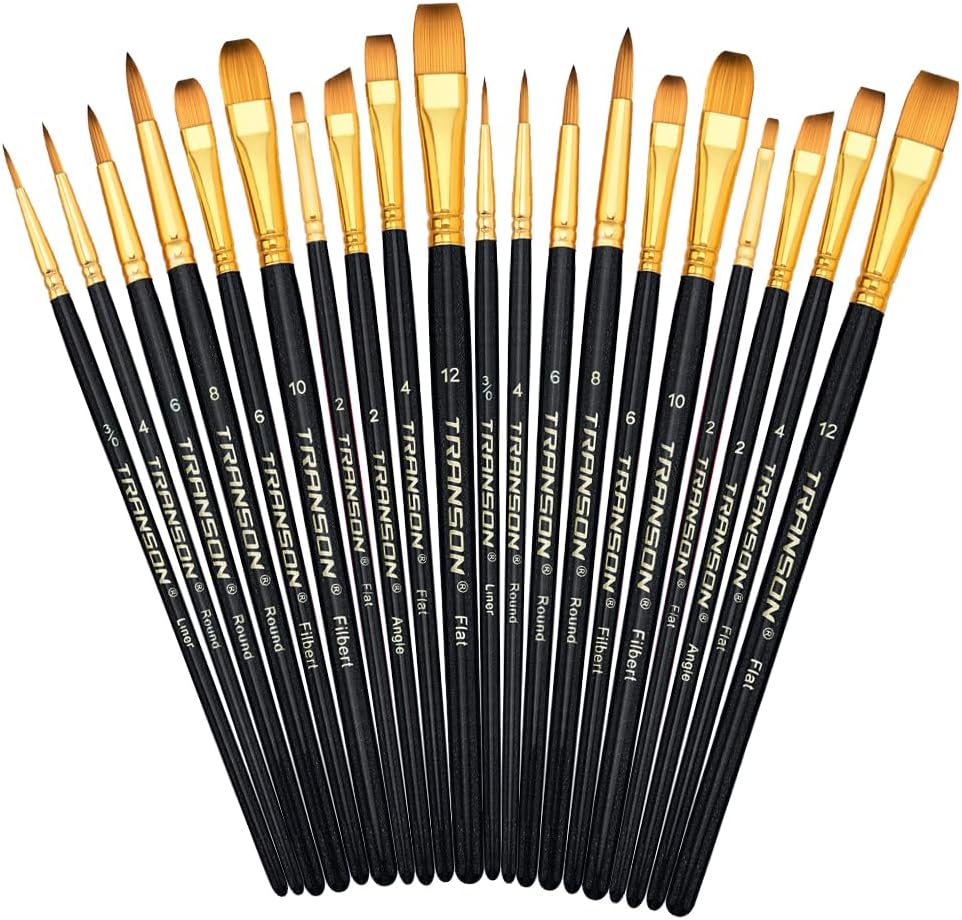 Art And Craft With Paint - 20pcs Art Paint Brush Set for