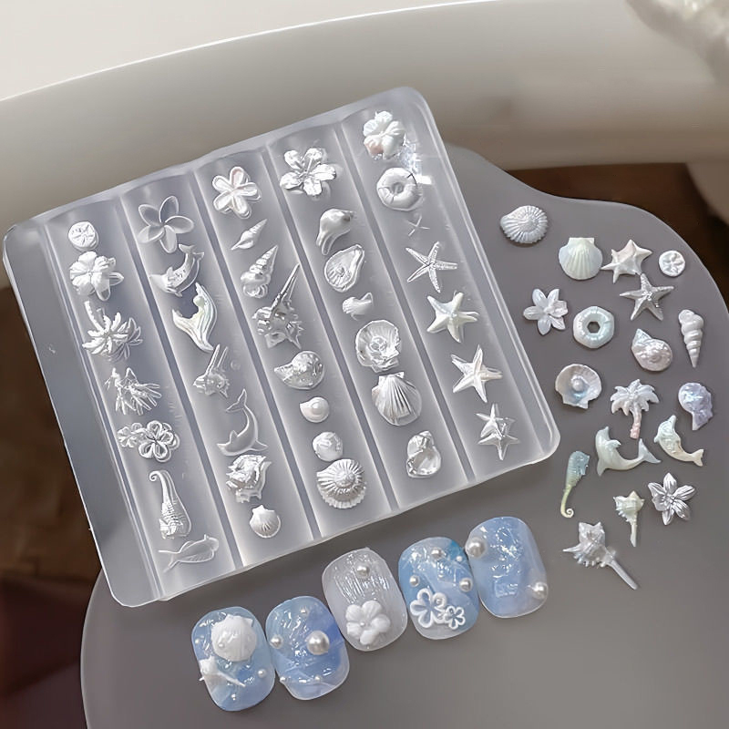 Art Craft Template - 3D Mold Silicone Nail Art Decorations