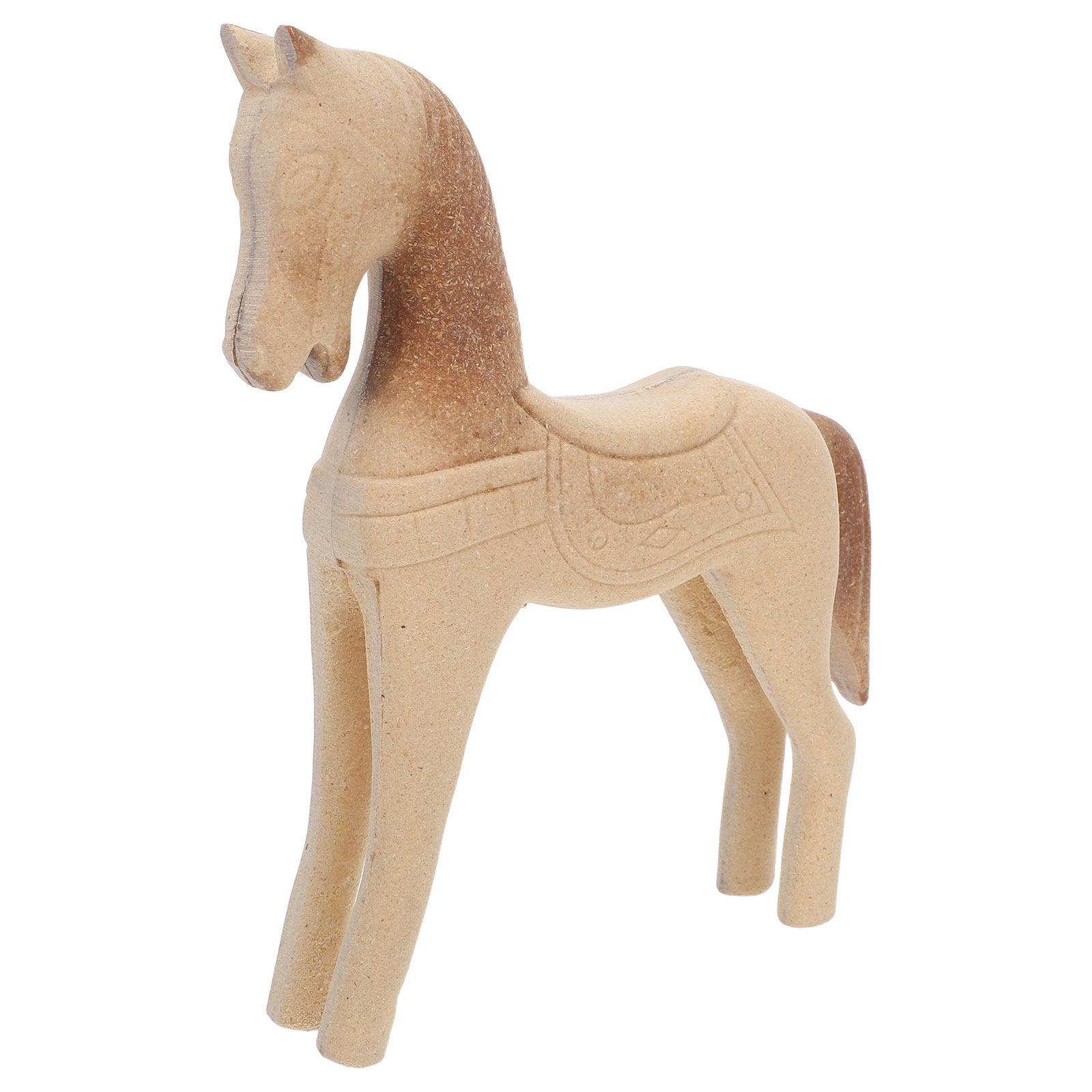 Unfinished Wooden Horse 8.2x6. - đánh giá và giá Art Craft Horse