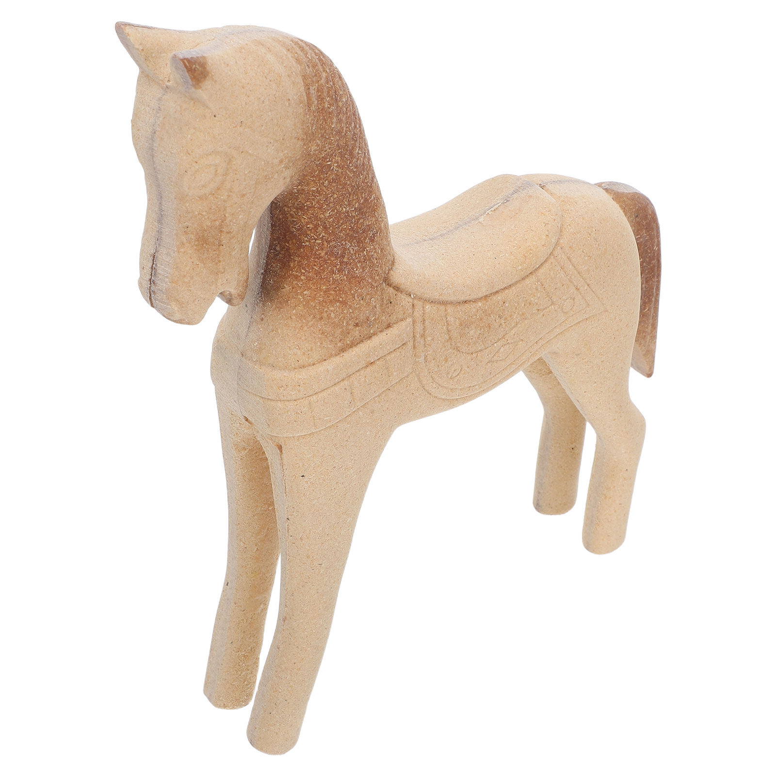 Unfinished Wooden Horse 8.2x6. - đánh giá và giá Art Craft Horse