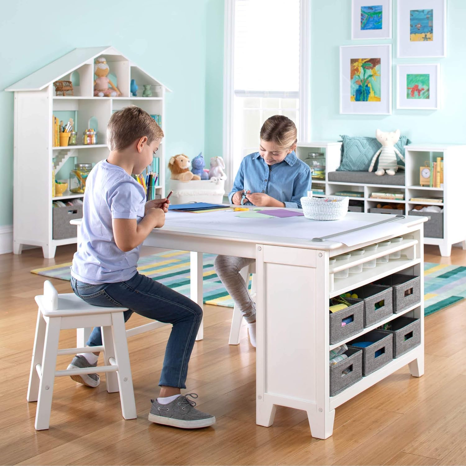 Kids' Art Table and Chair Set  - đánh giá và giá School Of Art X Craft