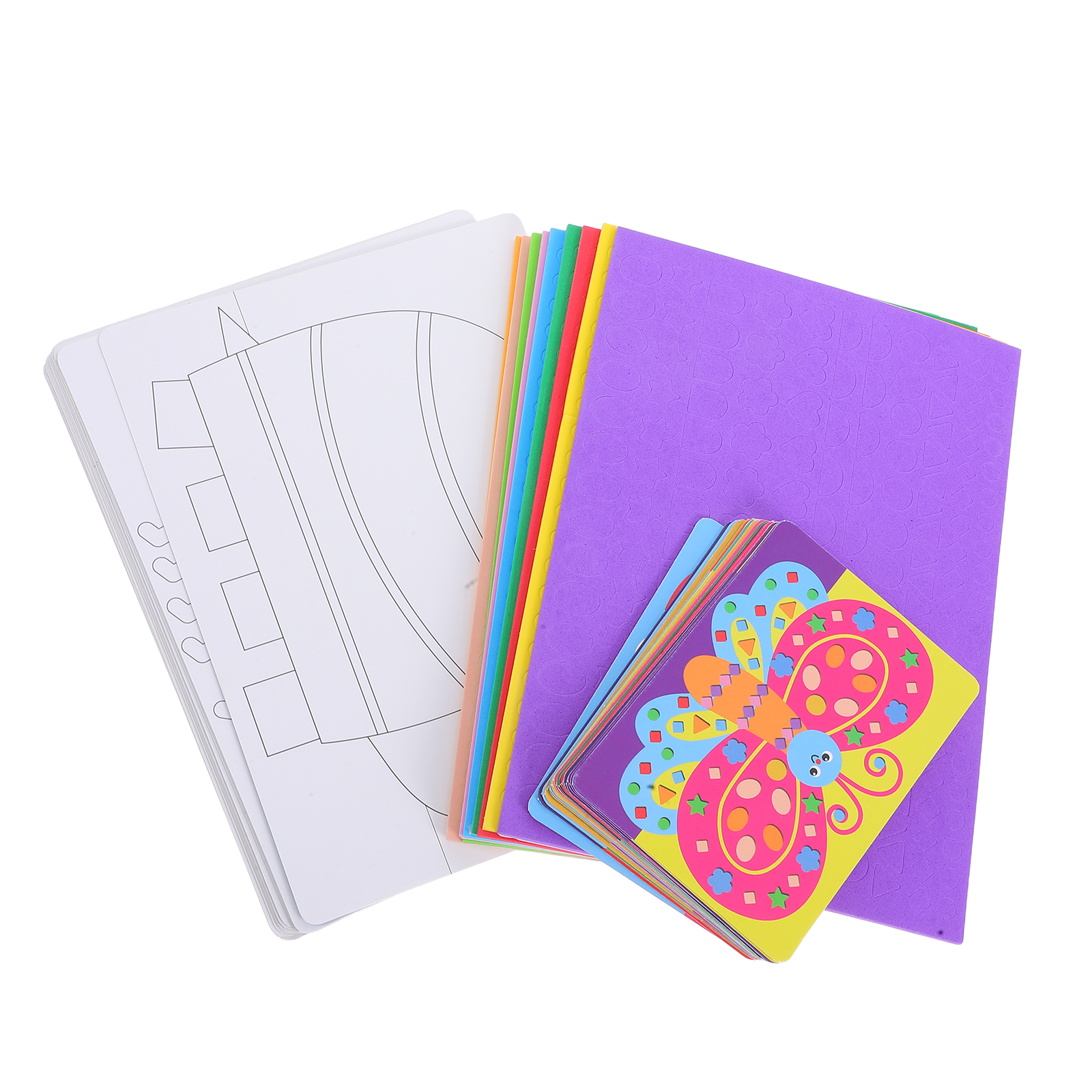 1 Set EVA Foam Stickers Puzzle - đánh giá và giá Art Craft Toddlers