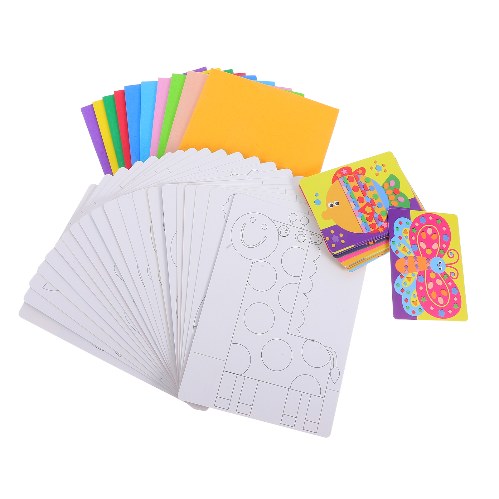 1 Set EVA Foam Stickers Puzzle - đánh giá và giá Art Craft Toddlers