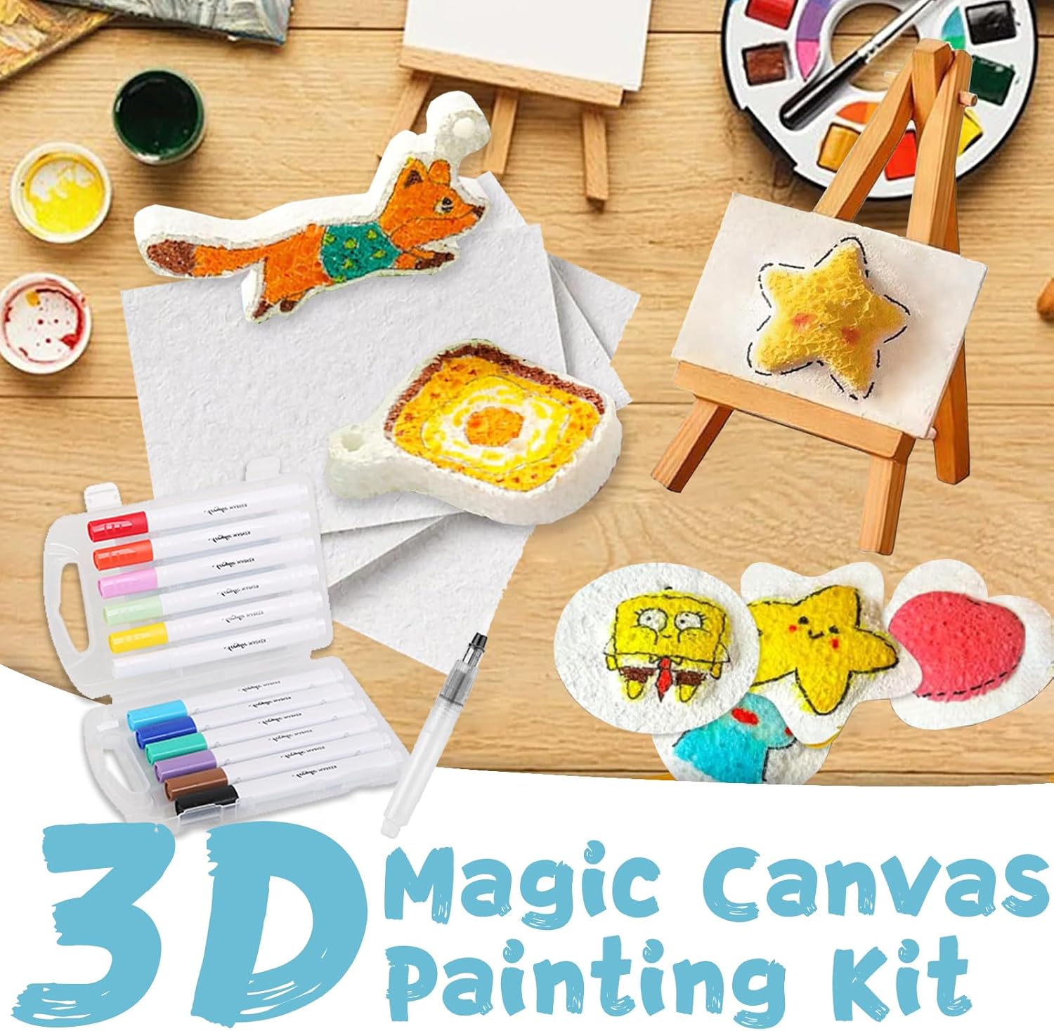 3D Puffy Foam Texture Painting - đánh giá và giá Art Craft Kids