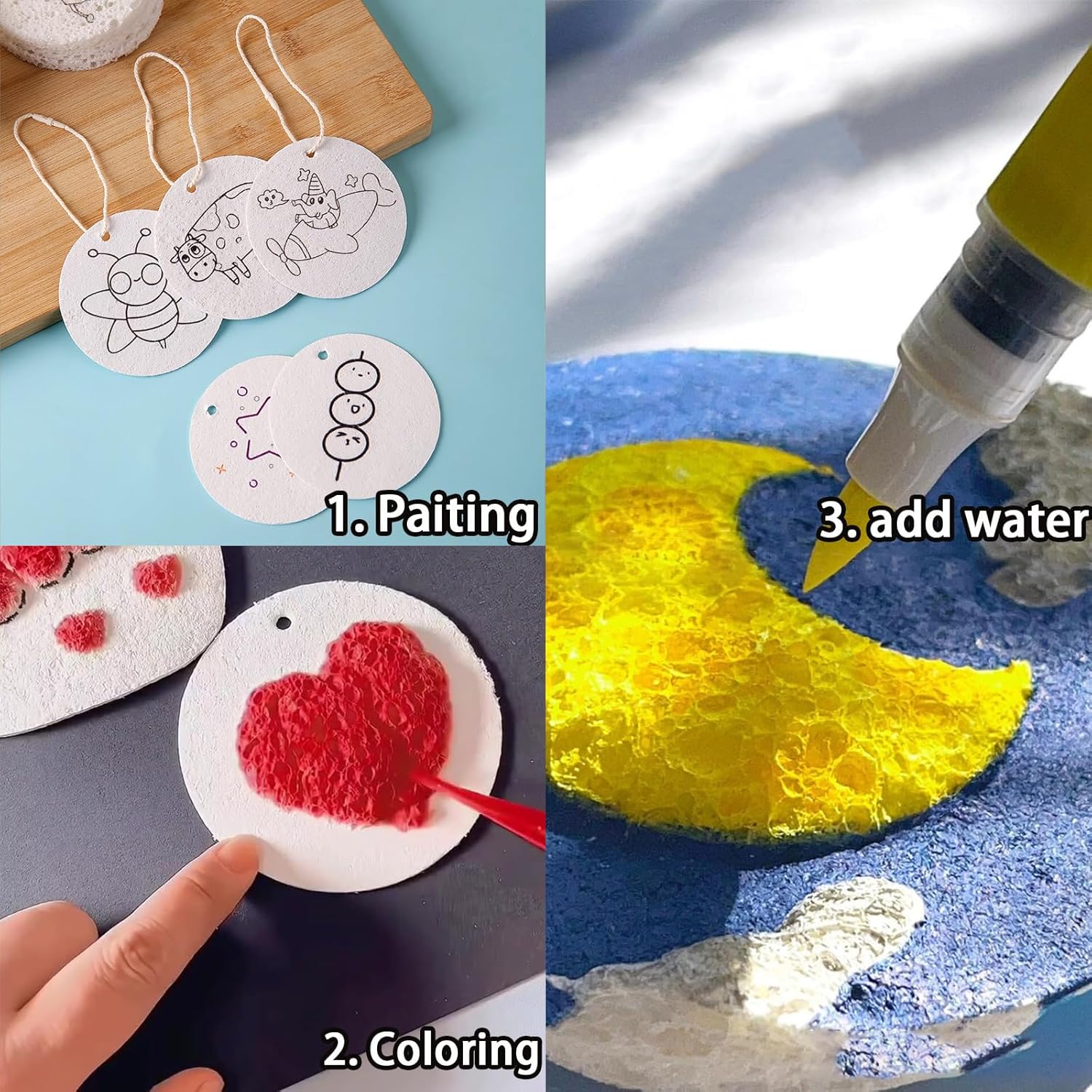 3D Puffy Foam Texture Painting - đánh giá và giá Art Craft Kids