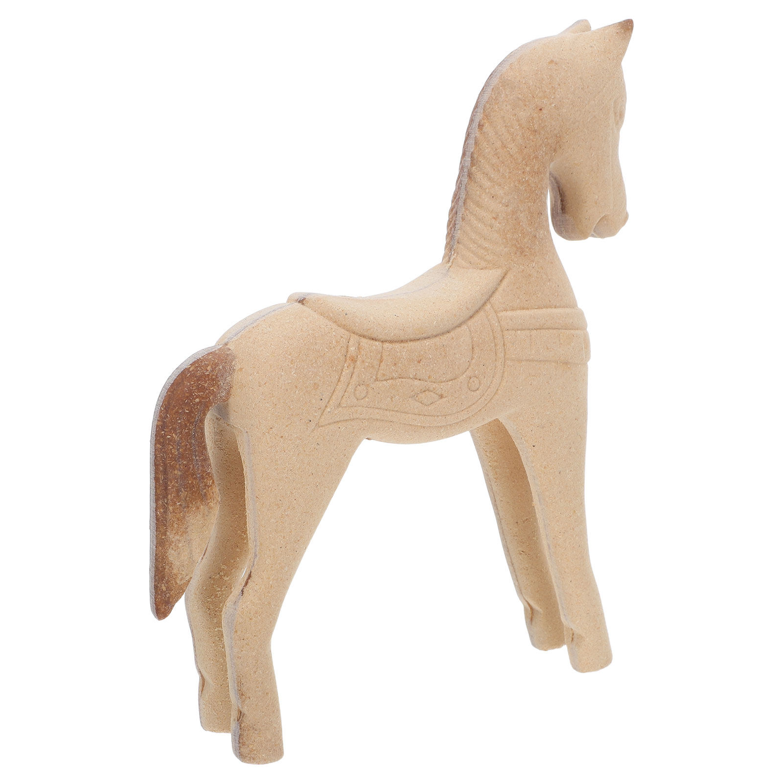 Unfinished Wooden Horse 8.2x6. - đánh giá và giá Art Craft Horse