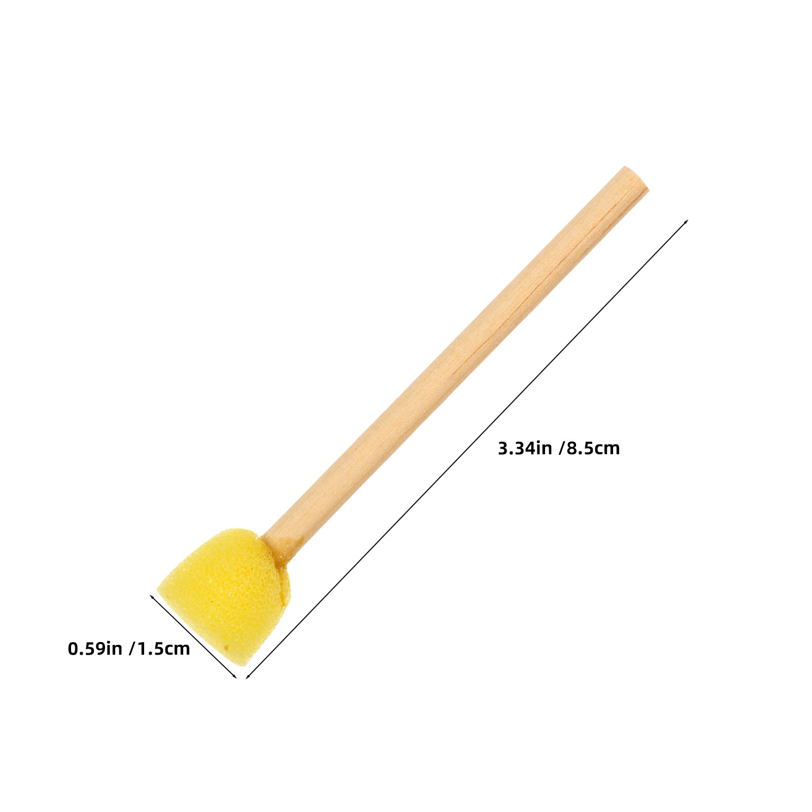 40Pcs Round Sponge Paint Brush - đánh giá và giá Art And Craft With Paint