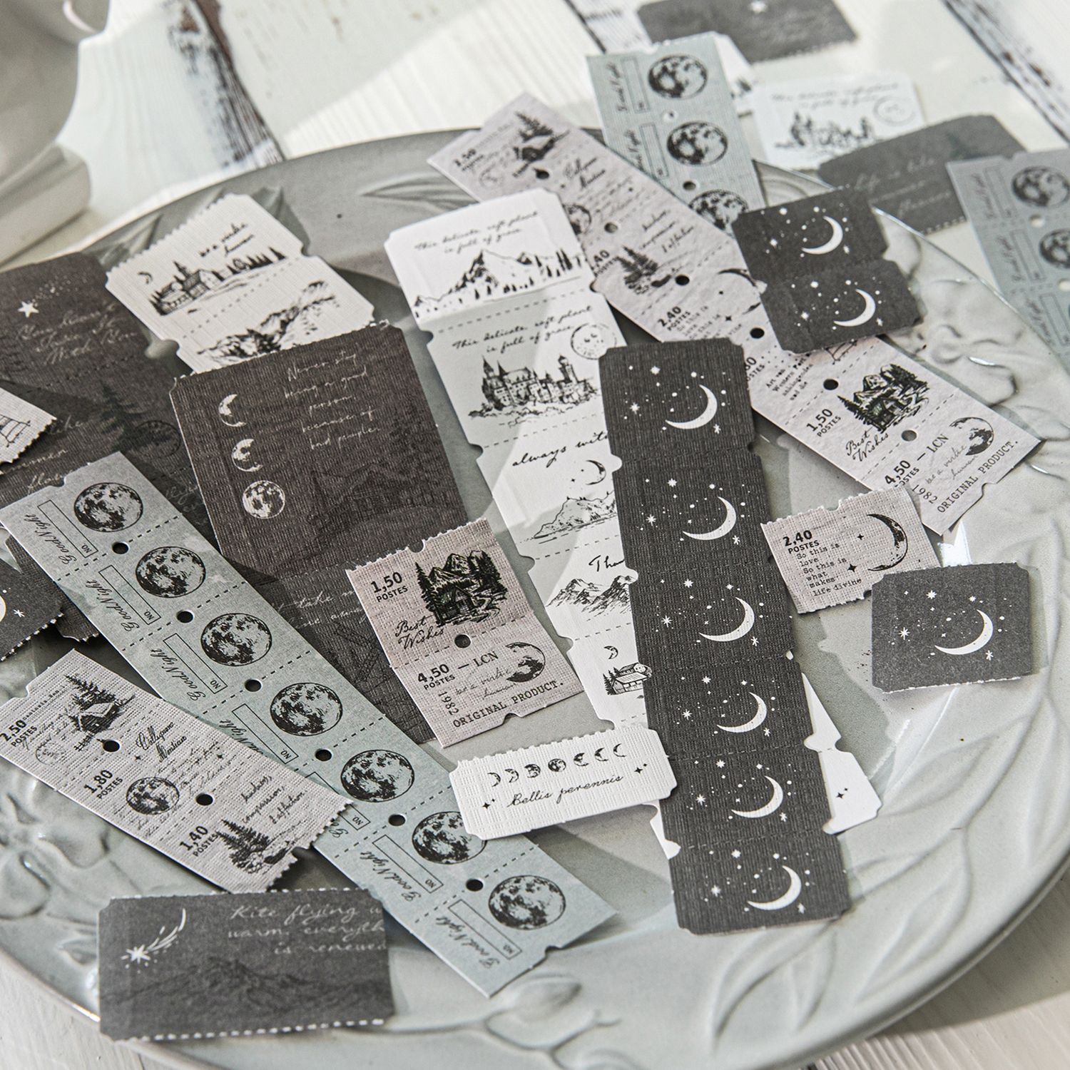 10pcs Retro Label Strip Sticke - đánh giá và giá Art Craft 6 Year Old