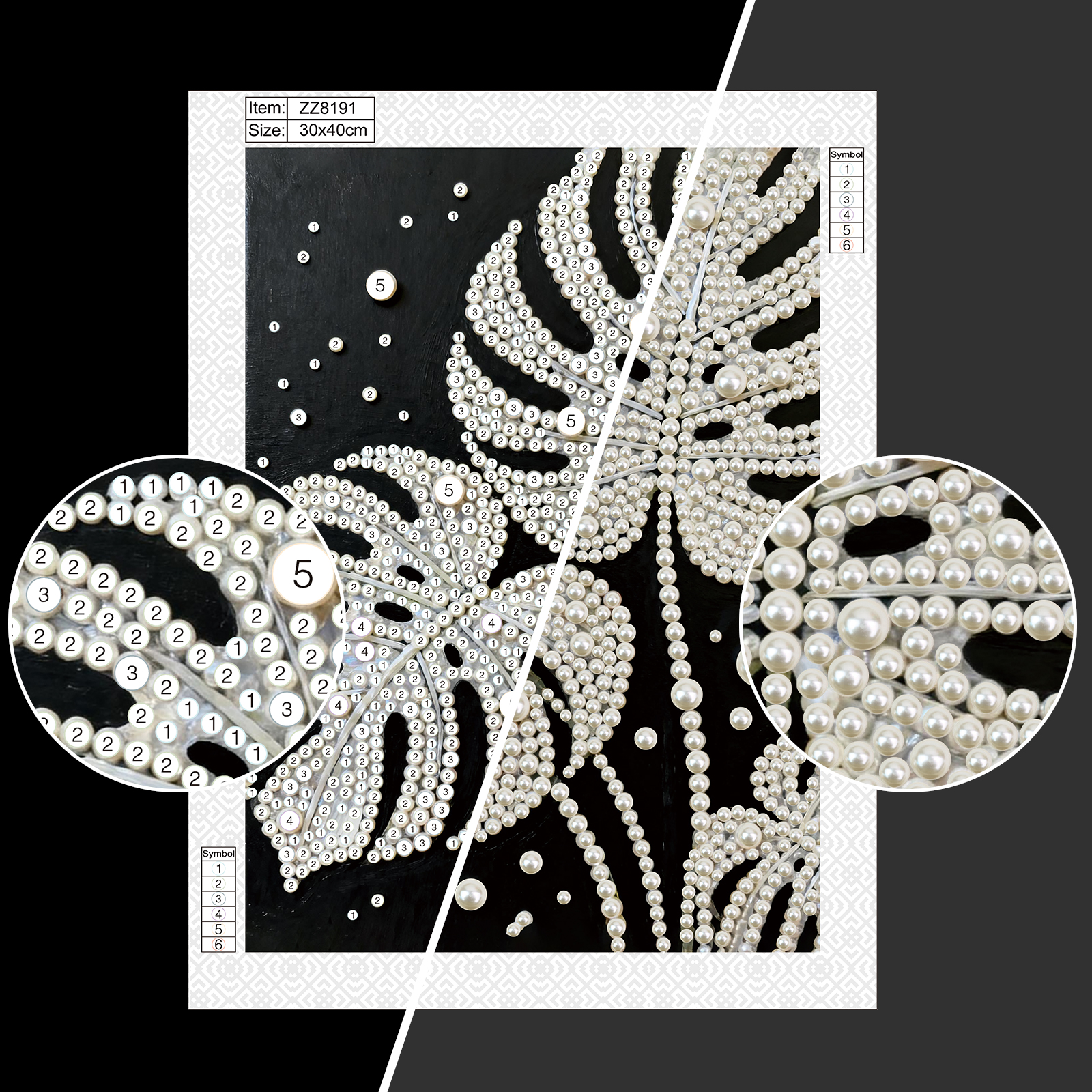 DIY Pearl Diamond Art Painting - đánh giá và giá Art Craft With Leaves