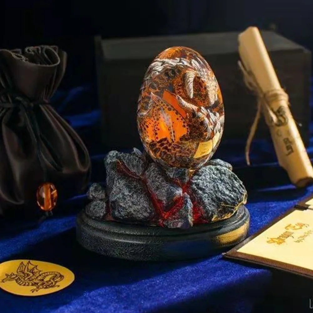 Lava Dragon Egg Statue With St - đánh giá và giá Dinosaur And Craft