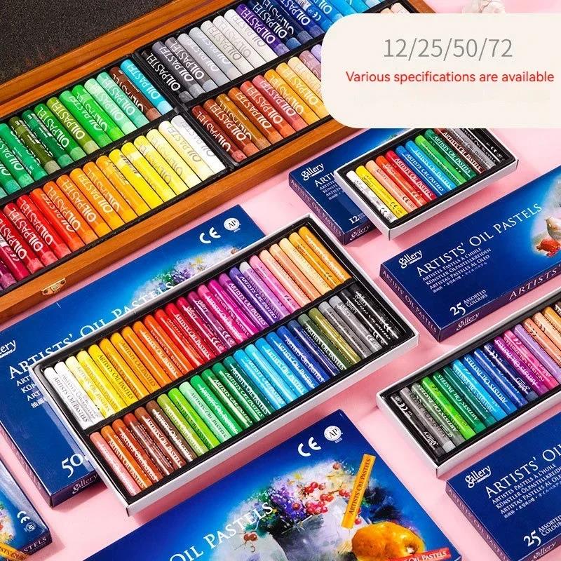 12-50 Colors Oil Pastel Soft S - đánh giá và giá Chalk Pastel Set