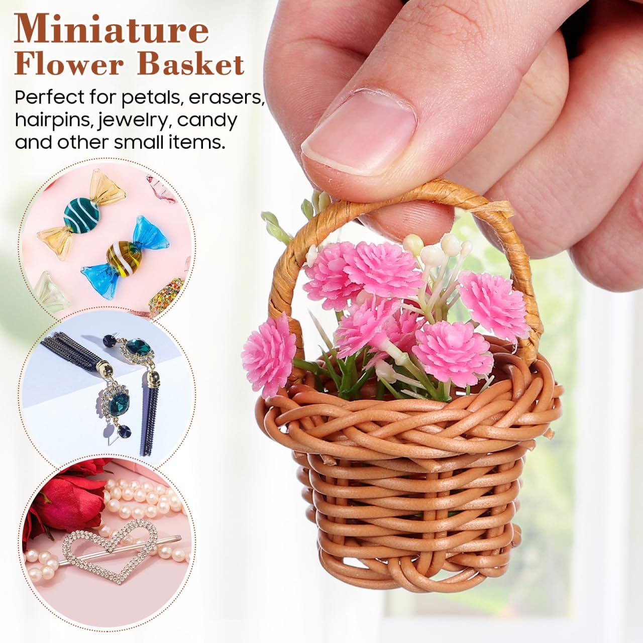 10 Pack Mini Woven Baskets wit - đánh giá và giá School Of Art X Craft