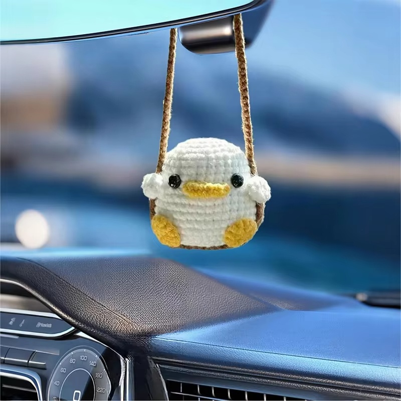 Handmade Crochet Animal Car Ch - đánh giá và giá Art Craft Mirror