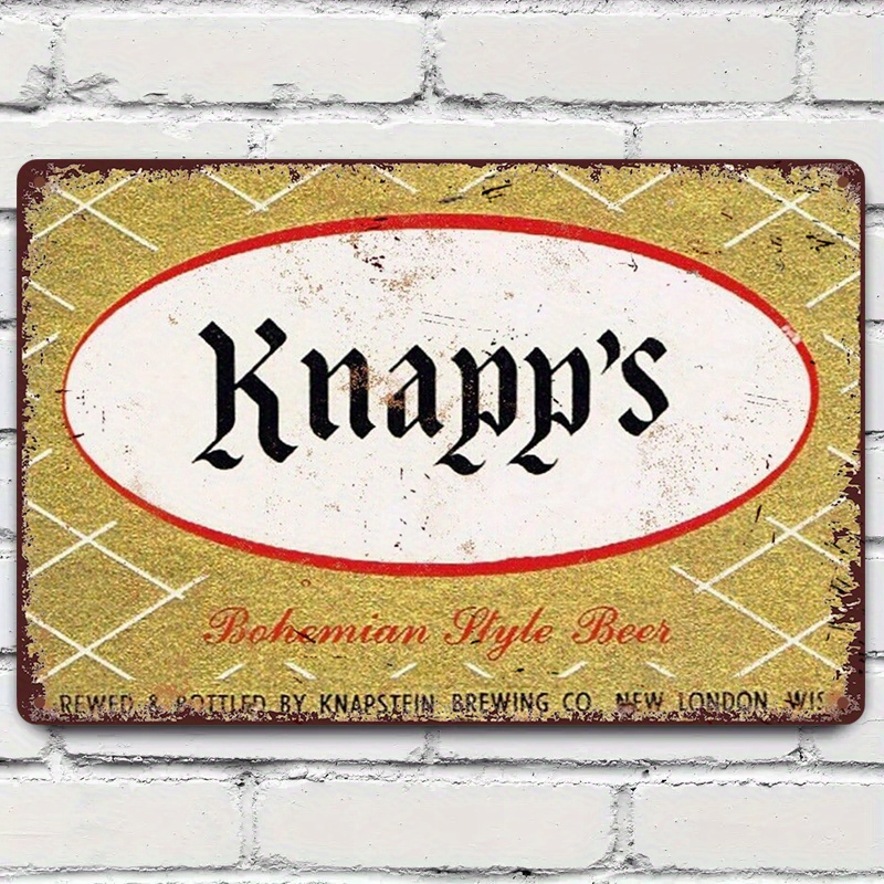 Knapp'S Vintage Metal Tin Sign - đánh giá và giá Art Craft Bar