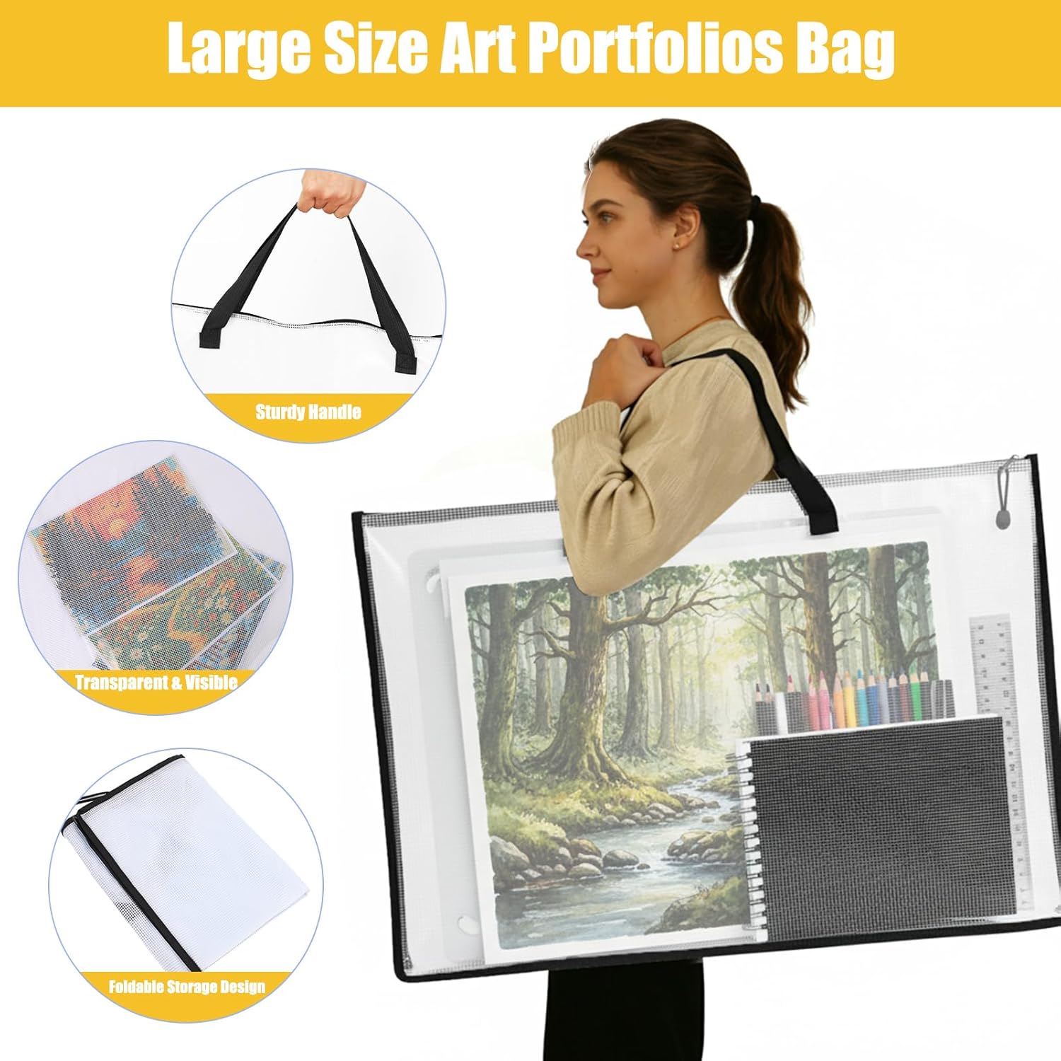 4-Pack 24x36in Art Portfolio B - đánh giá và giá Art Portfolio Bag