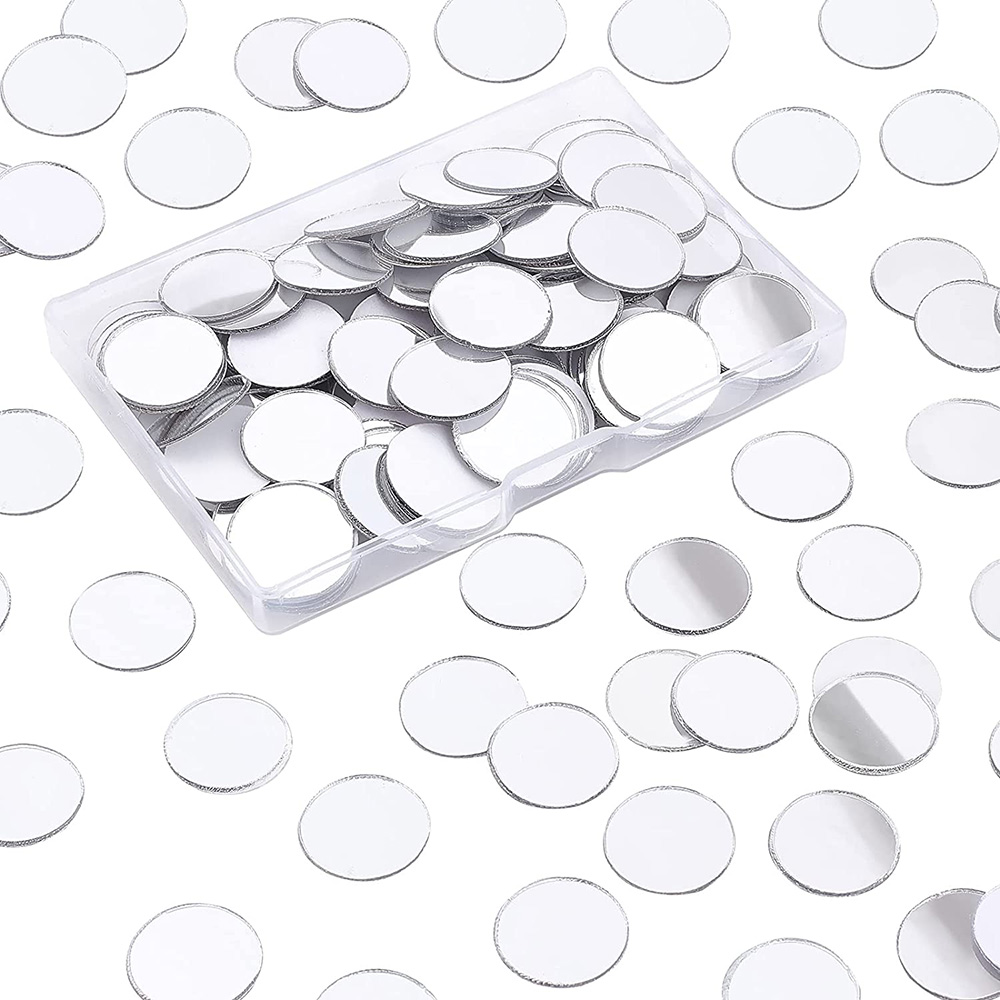 50PCS Round Mini Mosaic Tiles  - đánh giá và giá Art Craft Mirror