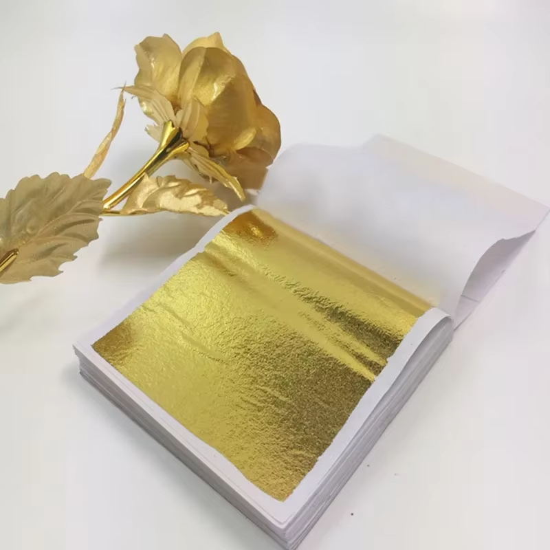 100 Sheets DIY Nail Gold Leaf  - đánh giá và giá Art Craft With Leaves