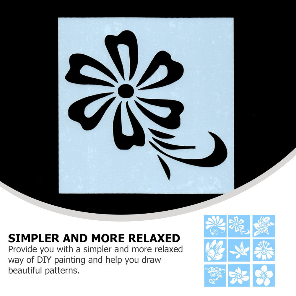 9PCS Baking Tools Drawing Sten - đánh giá và giá Art Craft Template