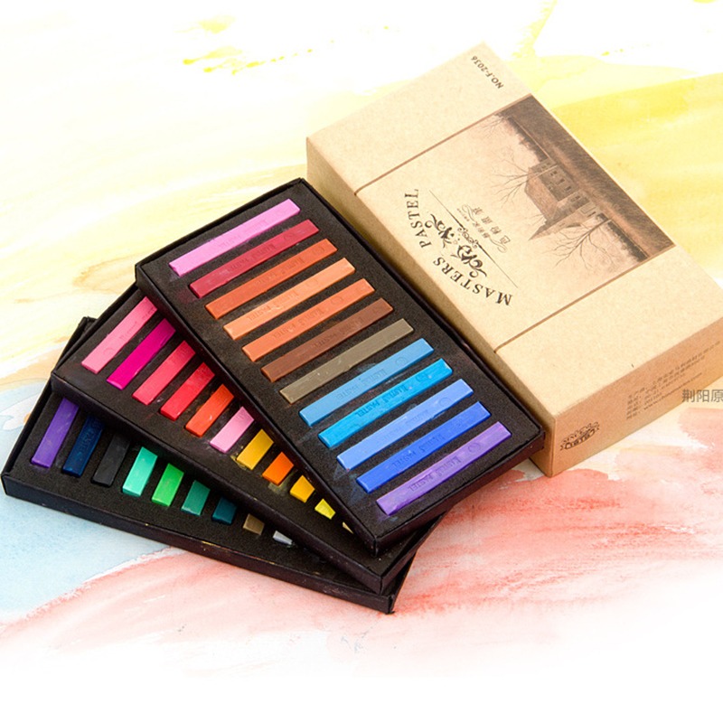 Artist Chalk Stick Set 12/24/3 - đánh giá và giá Chalk Pastel Set