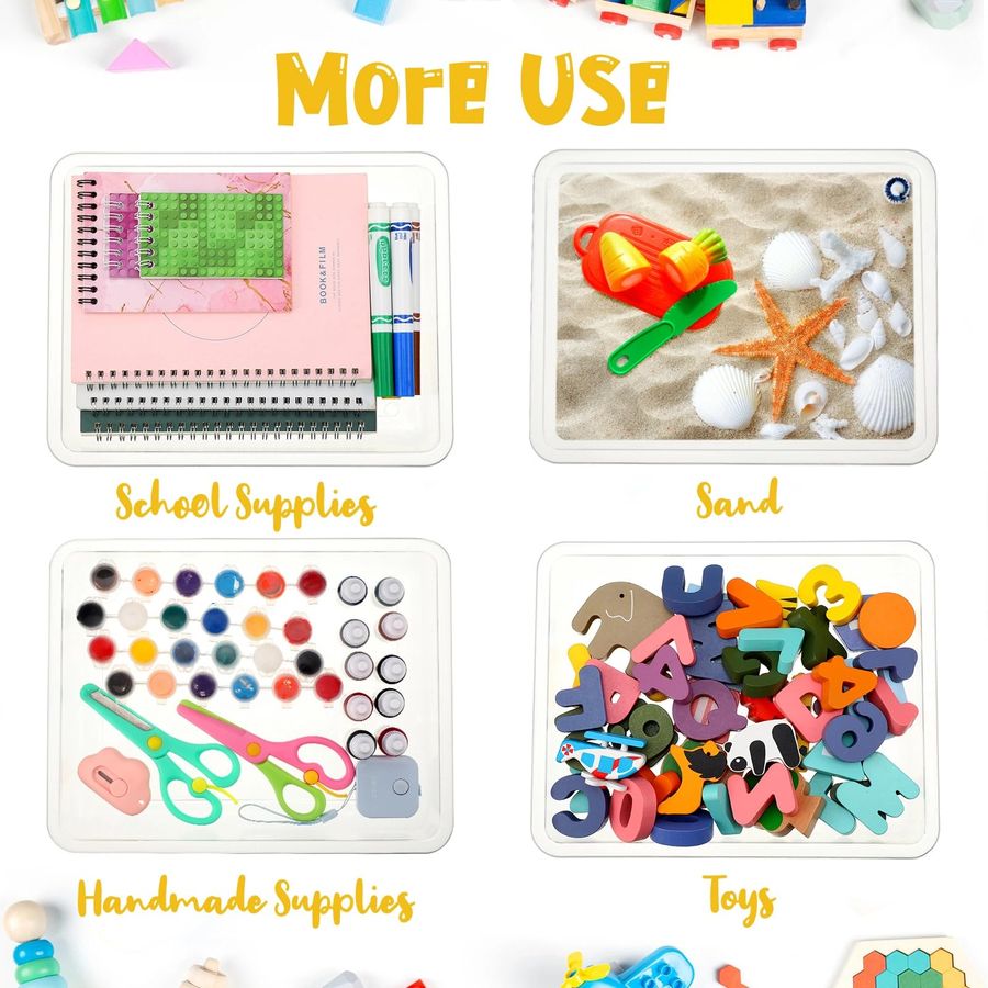 24 Pcs Plastic Art Trays 11 x  - đánh giá và giá School Of Art X Craft