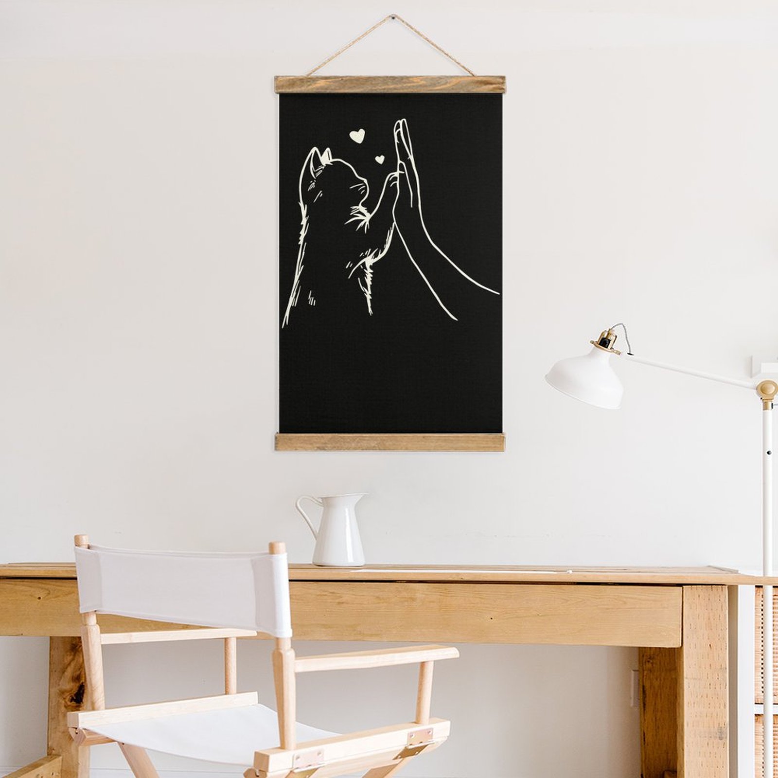 Cat Love Art Print Mural Resta - đánh giá và giá Art Craft Restaurant