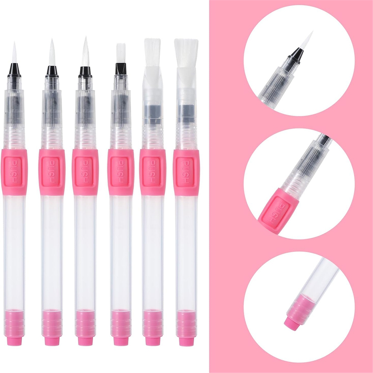 AA98 6Pcs Brushes for Painting - đánh giá và giá Watercolor Brush Pen