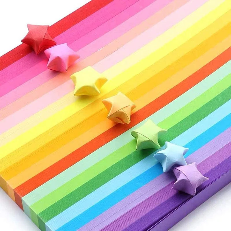 540 Sheets Lucky Origami Stars - đánh giá và giá Art Craft Birthday Party