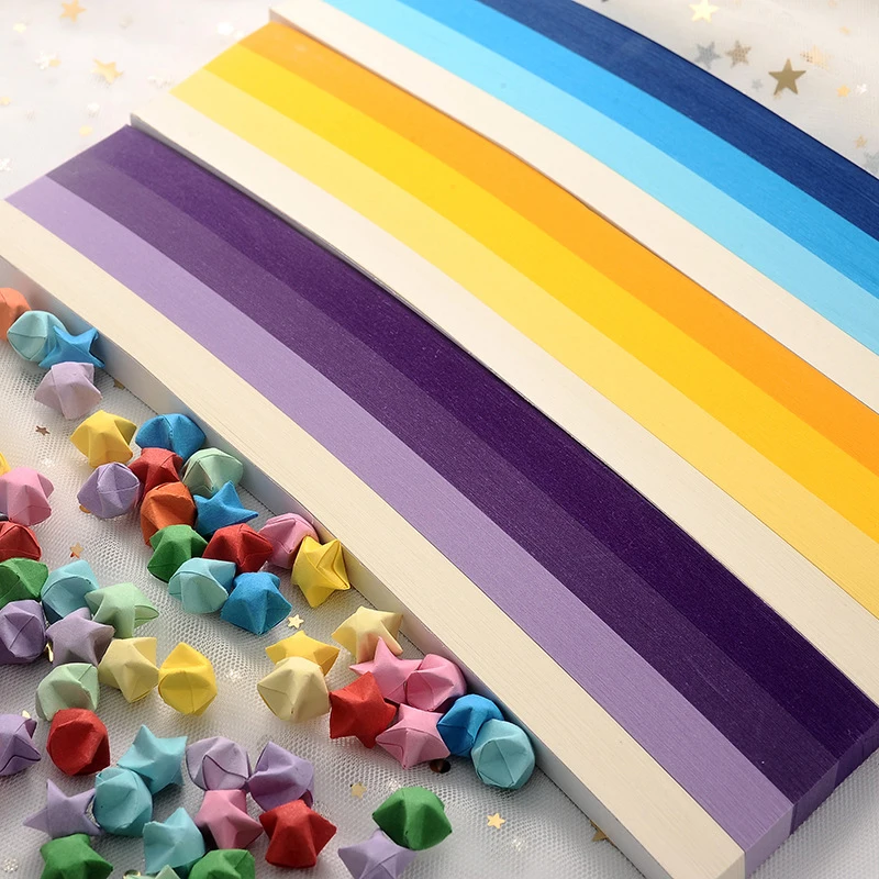540 Sheets Lucky Origami Stars - đánh giá và giá Art Craft Birthday Party