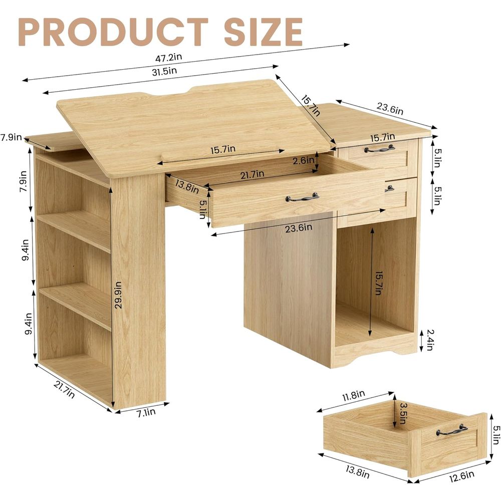 Adjustable Desk with Storage,  - đánh giá và giá Art & Craft Teacher Vacancy