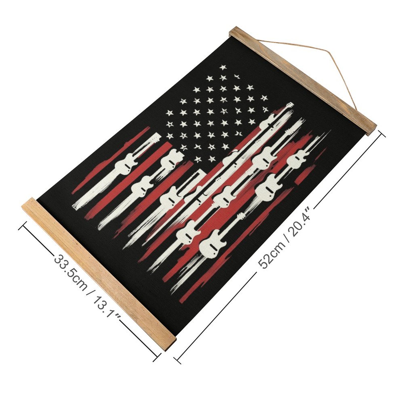 Creative American Flag Guitar  - đánh giá và giá Art Craft Restaurant