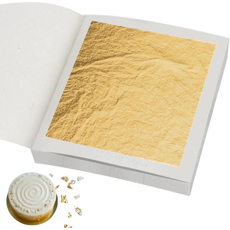 Real 24K Gold Leaf Sheets in 3 - đánh giá và giá Art Craft With Leaves