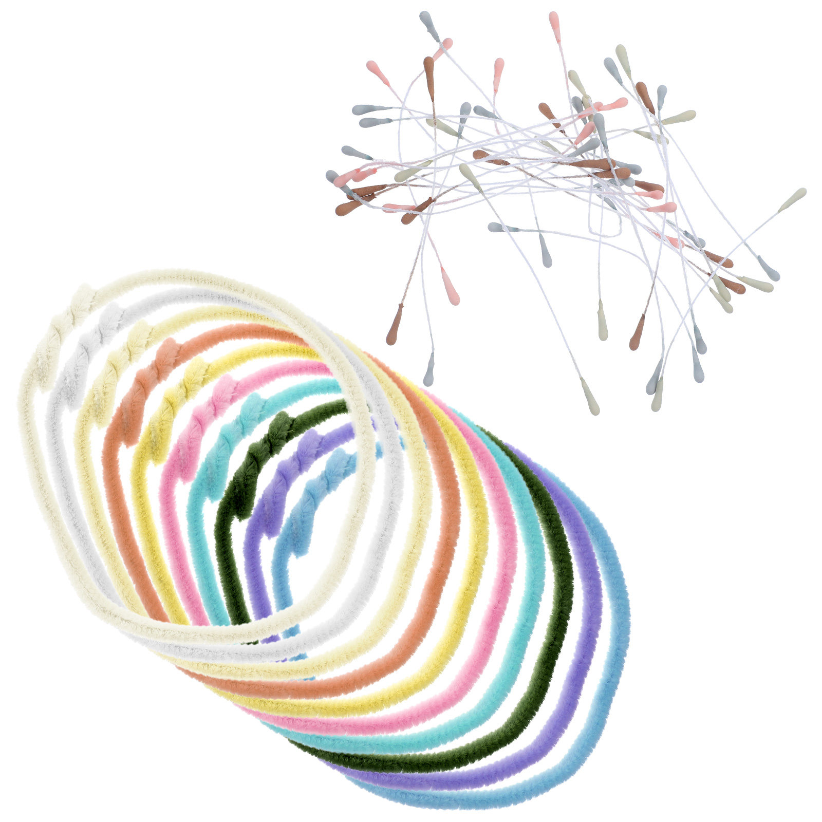 10Pcs Chenille Stems Craft Pip - đánh giá và giá Art Craft Kids
