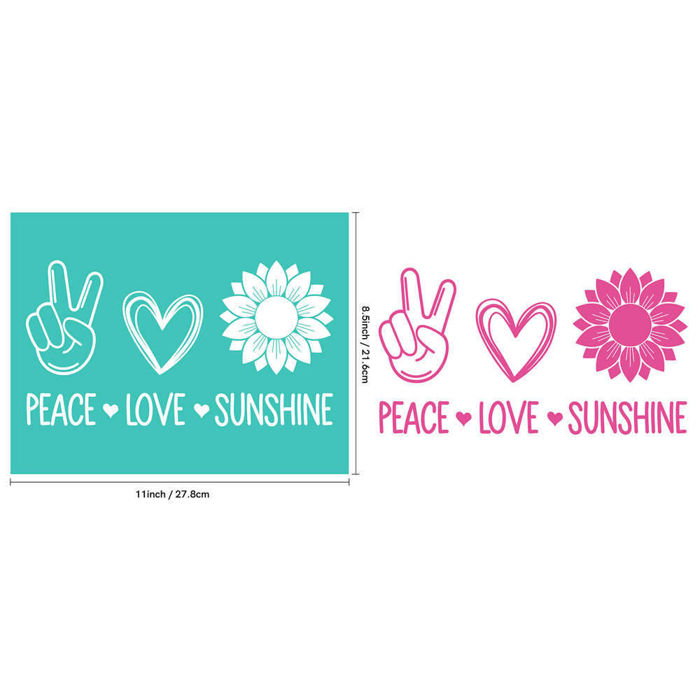 Peace and Love Silkscreen Sten - đánh giá và giá Silk Screen Printing