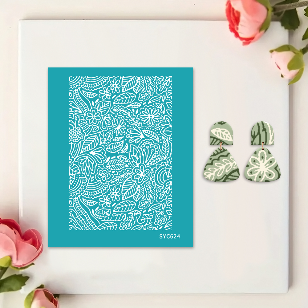 Polymer Clay Silk Screen Stenc - đánh giá và giá Silk Screen Printing