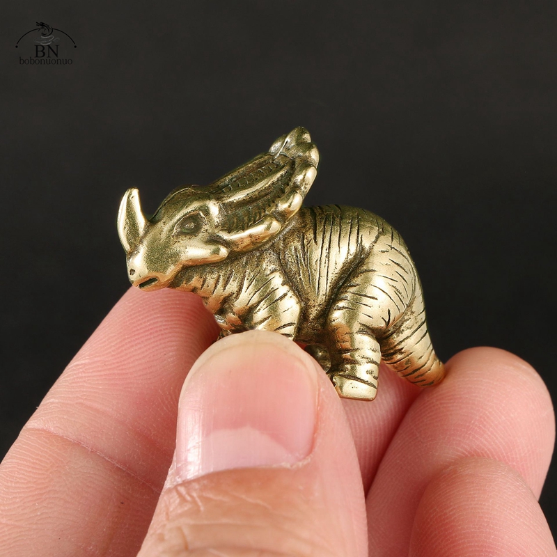 Solid Brass horned dinosaur Ju - đánh giá và giá Dinosaur And Craft