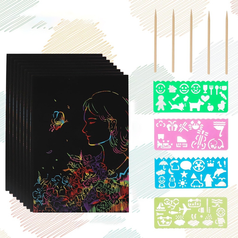Scratch Paper Art Set, Black C - đánh giá và giá Art Craft & Architecture