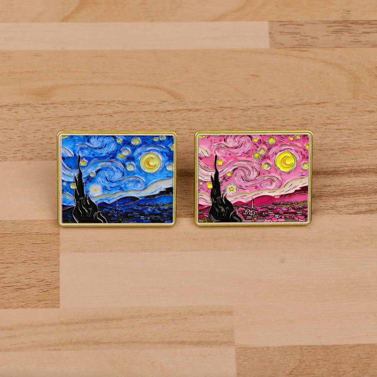 Van Gogh Art Enamel Pin Oil Pa - đánh giá và giá Art Portfolio Bag