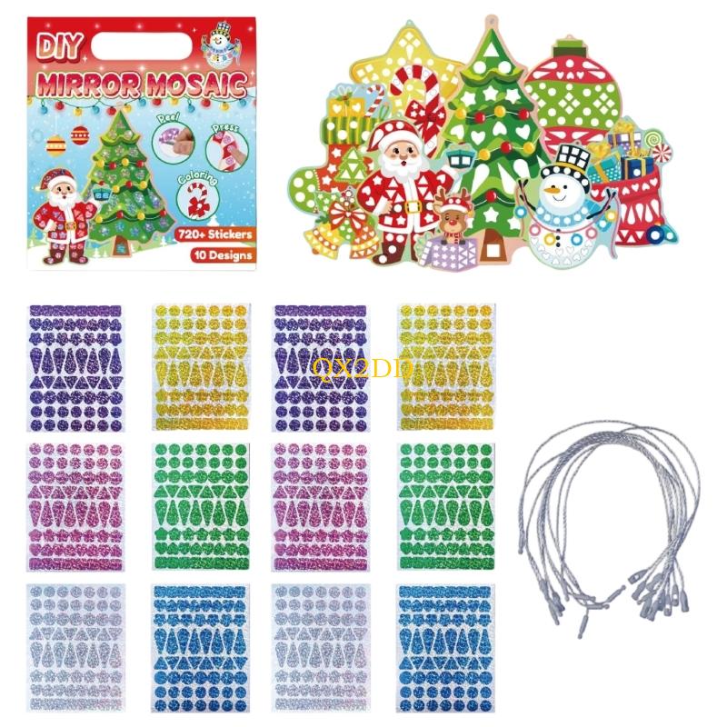 QX2D Christmas Foil Sticker Fo - đánh giá và giá Art Craft Mirror